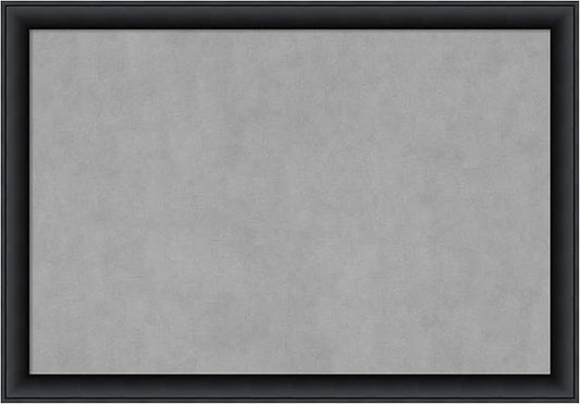 Amanti Art Black Framed Magnetic Board 27x39 Large Vision Board by AmantiArt