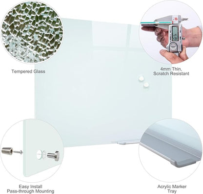 Gooderboard Glass Magnetic White Board - Image 2