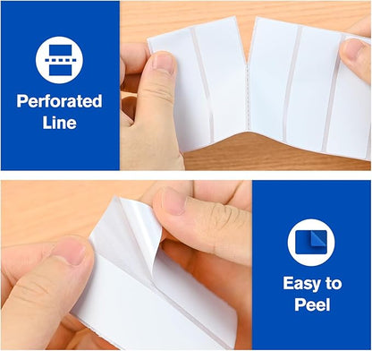 L LIKED 1" x 3" Blank Removable Labels - Image 4