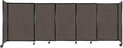 Versare Straightwall Sliding Portable Wall Partition | Freestanding Office by VERSARE