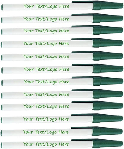 Personalized Stick Pens With your Custom Logo or Text-500 Pack Bulk-for by Sypen