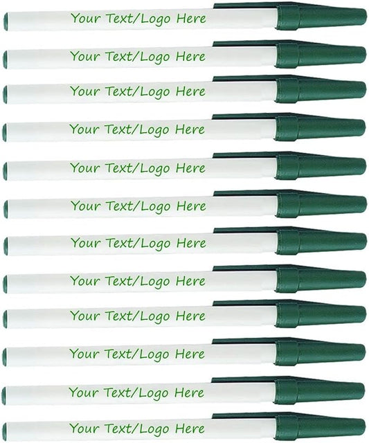 Personalized Stick Pens With your Custom Logo or Text-500 Pack Bulk-for by Sypen