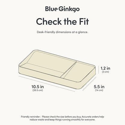 BLUE GINKGO Desk Tray – Korean-Made Organizer - Image 3