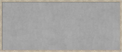 Amanti Art Silver Framed Magnetic Board 21x49 Oversize Vision Board by AmantiArt