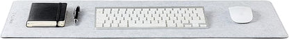 Wolvende Premium Felt Desk Mat | Small 12" x 27.5" | Multifunctional Desk Pad - Image 3