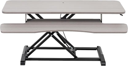 VIVO 42 inch Desk Converter, K Series, Height Adjustable Sit to Stand Riser by VIVO