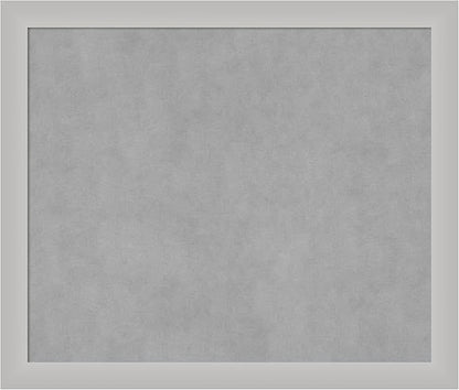 Amanti Art Silver Framed Magnetic Board 23x27 Medium Vision Board by AmantiArt