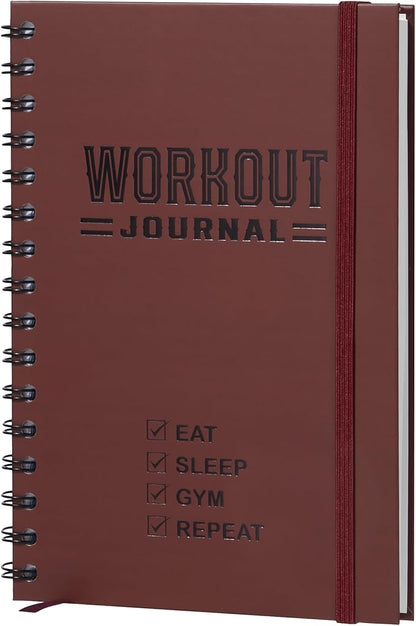 Nextnoid Hardcover Fitness Journal Workout Planner by Nextnoid