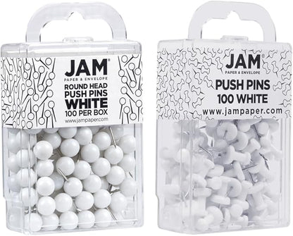JAM PAPER Colorful Push Pins - Image 2