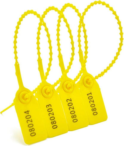 1000Pcs Plastic Tamper Shipping Seals Pull-Tite Security Seal Signage Numbered by Rasunkae