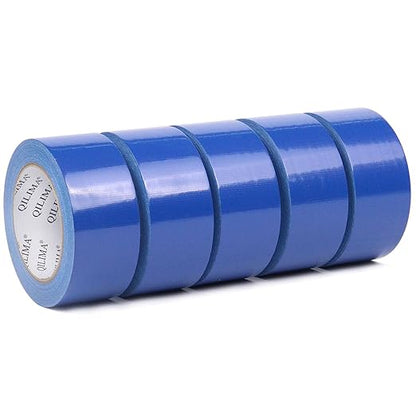 QILIMA 5-Pack Blue Duct Tape, Industrial, Professional Use, 2 Inch X 30 Yards by QILIMA