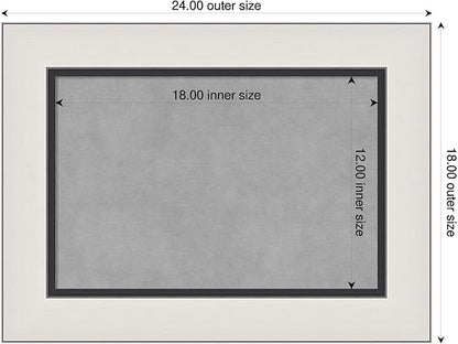 Amanti Art Silver Framed Magnetic Board 18x24 Small Vision Board - Image 2