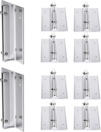 SINKAA Aluminum Corridor Sign Holder, 10 Pack Direct Sign Mount Bracket by SINKAA