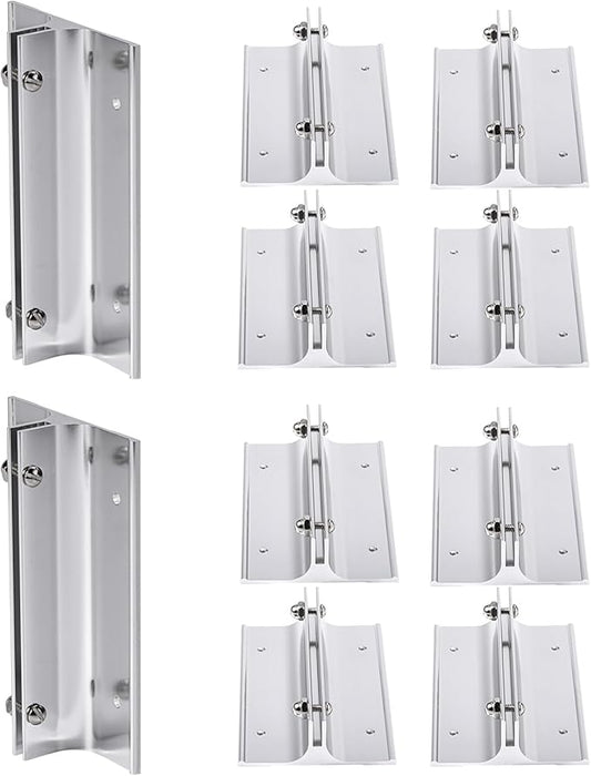 SINKAA Aluminum Corridor Sign Holder, 10 Pack Direct Sign Mount Bracket by SINKAA