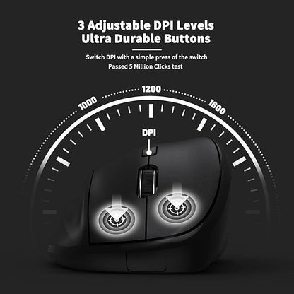 Ergonomic Wireless Mouse with USB Receiver - Image 6