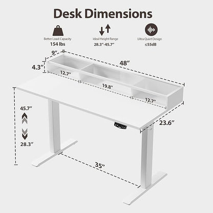 Agilestic Glass Standing Desk - Image 3