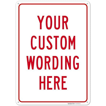 Custom Sign, Personalized Metal Signs by SigoSigns