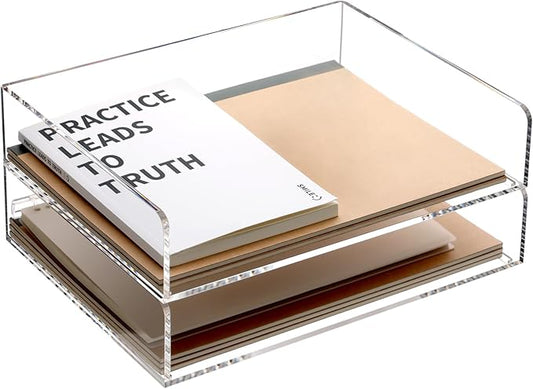 SANRUI Acrylic Paper Tray Organizer by SANRUI