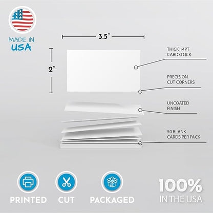 Home Advantage 2x3.5 Blank Index Cards - Image 5