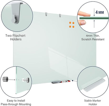 TSJ OFFICE Glass Dry-Erase Board - Image 3