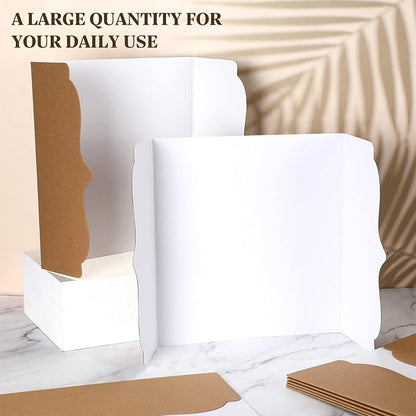 15 Pcs Trifold Presentation Board 12 x 20 Inch Trifold Poster Board Portable - Image 7