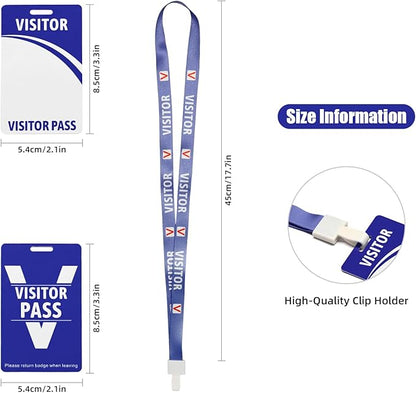 Visitor Badge Lanyards Volunteer Badge Holder - Image 3