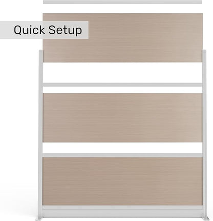 Stand Up Desk Store Oakwood Aesthetic Modular Walls | Room Divider Wall - Image 7