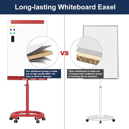 TSJ OFFICE Rolling Whiteboard Standing - Image 4