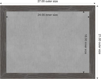Amanti Art Grey Framed Magnetic Board 21x27 Medium Vision Board - Image 4