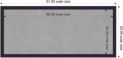 Amanti Art Black Framed Magnetic Board 23x51 Oversize Vision Board - Image 2