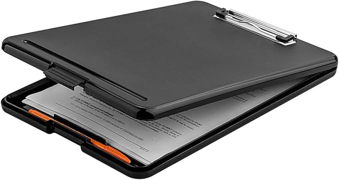 ZCZN Plastic A4 Form Storage Box Case, Suitable - Image 2