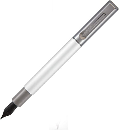 Monteverde USA Ritma Fountain Pen in Silver – Broad Nib, Bold JoWo Stainless - Image 2