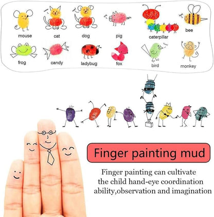 GTLZLZ Ink Pads for Kids, 20 Colors Craft Ink Pad, Washable Finger Ink Pads for - Image 7