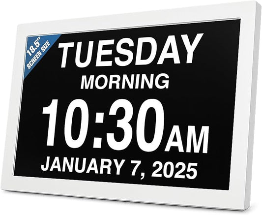American Lifetime New 2026 Dementia Clock Large Digital Clock by AmericanLifetime