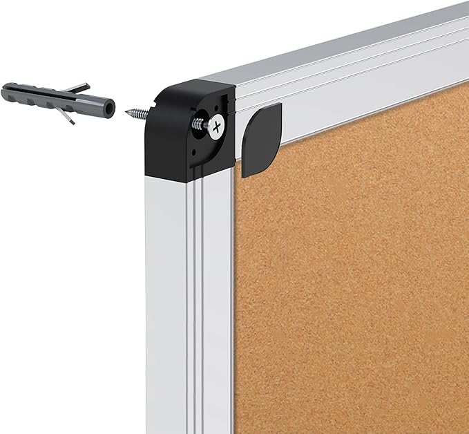 VIZ-PRO Cork Bulletin Board/Foldable Noticeboard, 48 X 36 Inches - Image 5