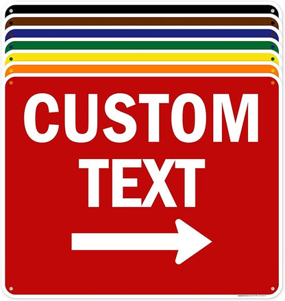 Custom Arrow, Custom Directional Sign, Right Arrow, 24x30 Inches, 55 mil thick by MySignCenter