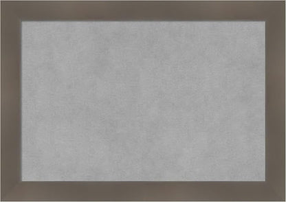 Amanti Art Grey Framed Magnetic Board 14x20 Small Vision Board by AmantiArt