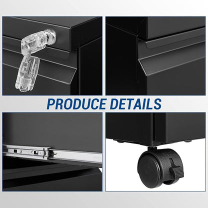 Fesbos 2 Drawer Vertical File Cabinet - Image 7