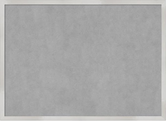 Amanti Art Silver Framed Magnetic Board 21x29 Medium Vision Board by AmantiArt