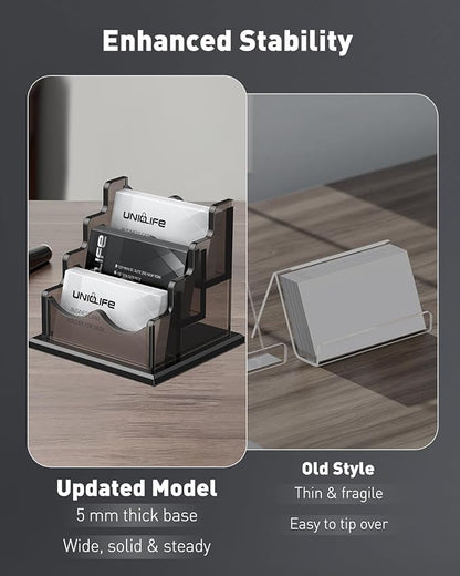 Uniclife Acrylic Business Card Holder - Image 4