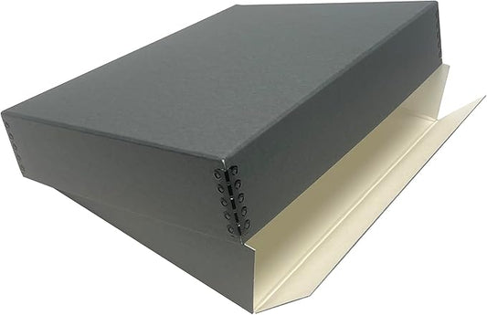 Lineco Museum Storage Box, Archival Acid-Free Buffered Drop Front Design by Lineco