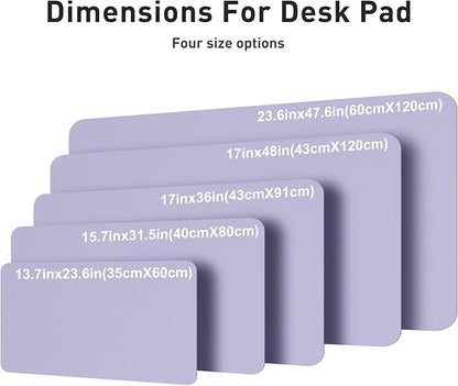 Aothia Faux Leather Desk Mat – Large Mouse Pad, Non-Slip PU Leather Blotter - Image 4