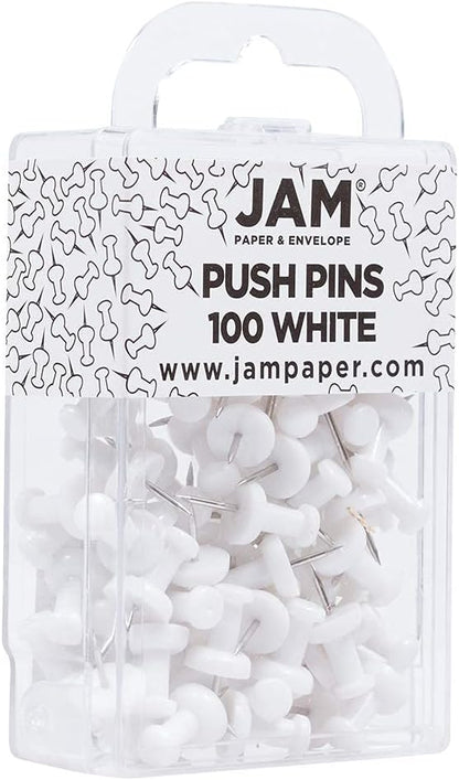 JAM PAPER Colorful Push Pins - Image 2
