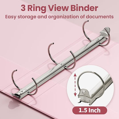 SUNEE 3 Ring Binder 1.5 Inch 1 Pack - Image 3