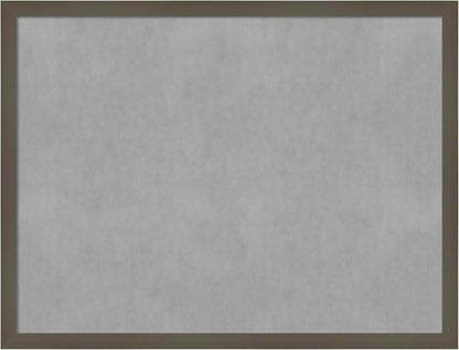 Amanti Art Grey Framed Magnetic Board 19x25 Medium Vision Board by AmantiArt