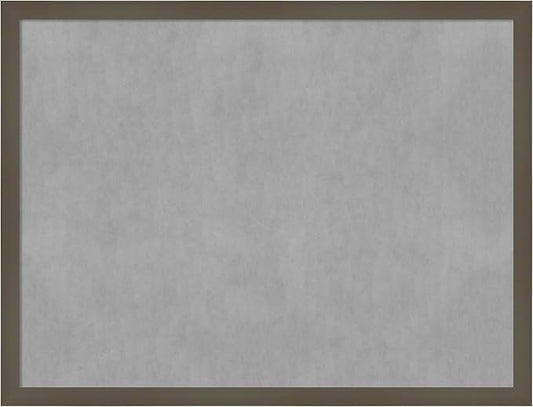 Amanti Art Grey Framed Magnetic Board 19x25 Medium Vision Board by AmantiArt