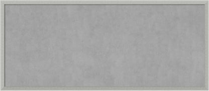 Amanti Art Silver Framed Magnetic Board 22x50 Oversize Vision Board by AmantiArt
