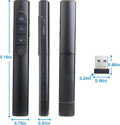 Presentation Clicker with Case, Wireless Presenter Remote with Laser Pointer - Image 7