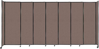 Versare Straightwall Sliding Portable Wall Partition | Freestanding Office by VERSARE