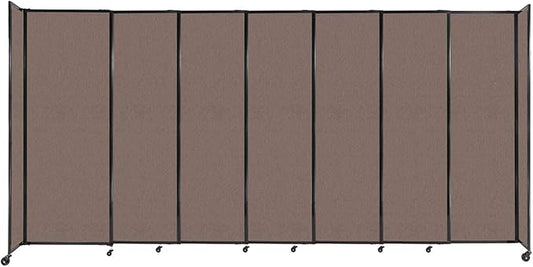 Versare Straightwall Sliding Portable Wall Partition | Freestanding Office by VERSARE